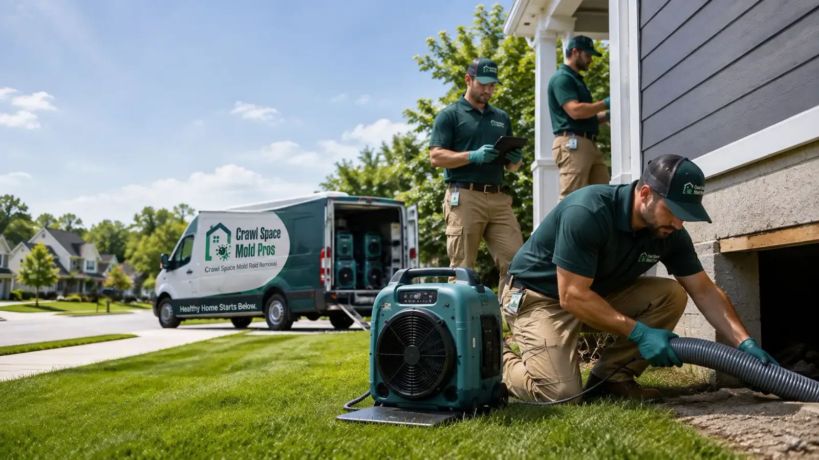 Crawl Space Mold Removal in Brook Park, MN